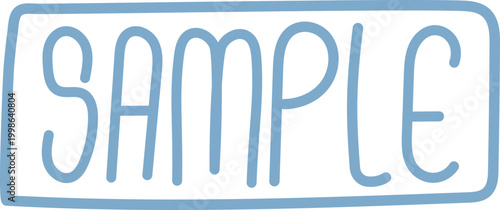 Sample Hand Drawn Text