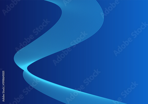 abstract blue background with waves