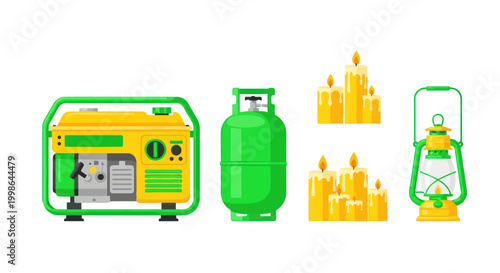 Gas cylinders and propane tank equipment.