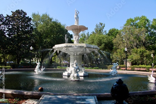 Forsyth Park Fountain, Savannah Georgia 