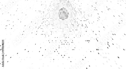 The Central Cipher - Binary Convergence with Receding Perspective and Digital Core. Perspective.