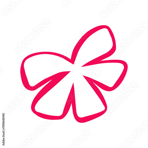 red ribbon bow