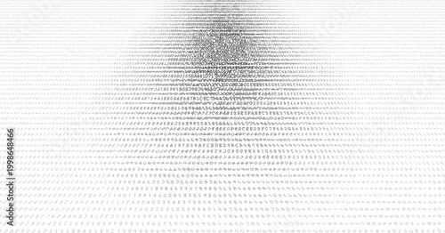 Convergent Data Stream - Spherical Binary Logic Distribution and Centralized Network Node. Perspective.