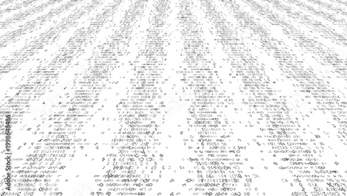 Structured Data Waterfall - Parallel Binary Columns for Server Architecture. Perspective.