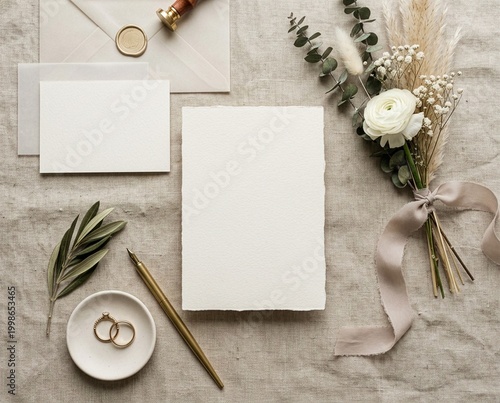 Vintage background with blank note