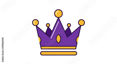 Purple Crown Royal Symbol.