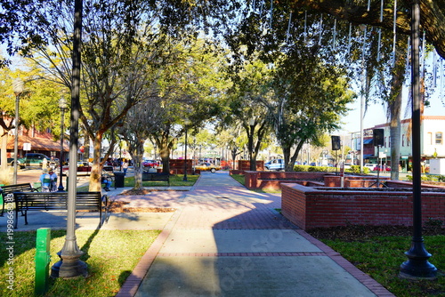 Plant City, Florida, USA: 03 20 2026: Landscape of plant city downtown, Florida