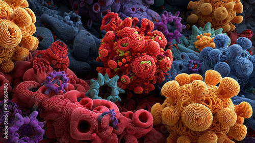 Abstract Bizarre Textures and Strange Weird Backgrounds with Unique Artistic Motifs, Surreal Chaotic Graphic Resources for Modern Design, Digital Art Pattern Backdrop