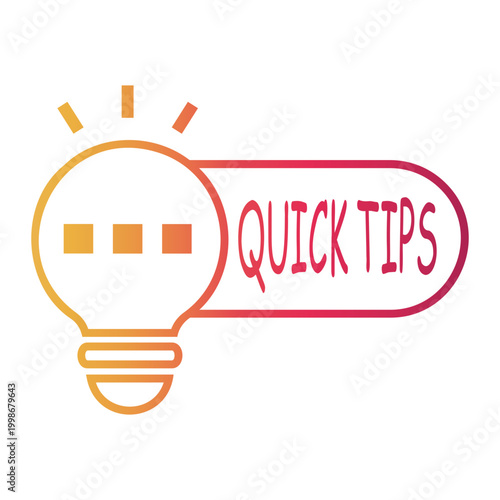 suggestion Line Gradient Icon