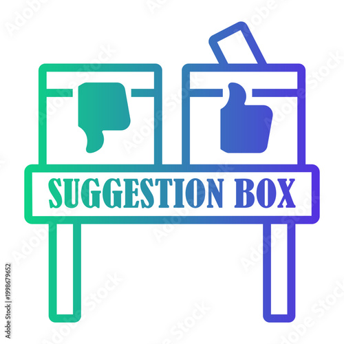 suggestion Line Gradient Icon