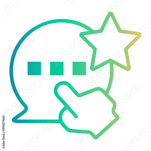 suggestion Line Gradient Icon