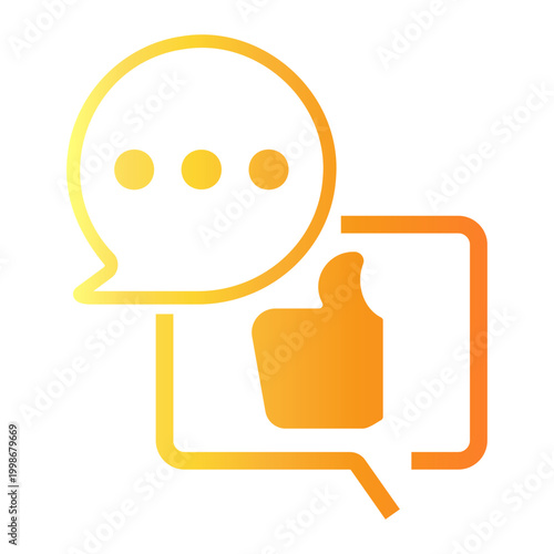 suggestion Line Gradient Icon