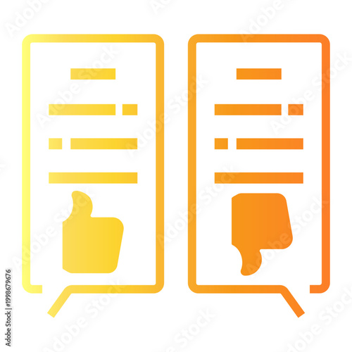 suggestion Line Gradient Icon