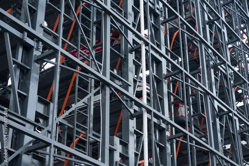 a multi-level automated vertical parking system