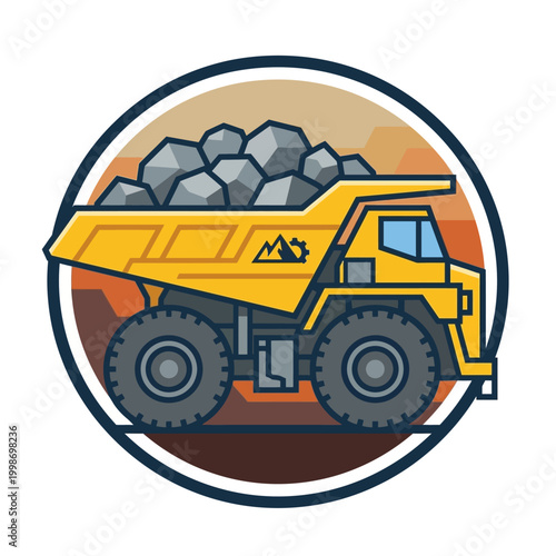 big truck carrying coal