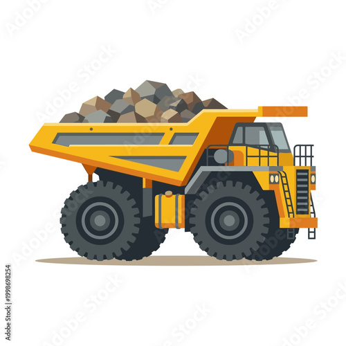 big truck carrying coal