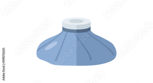 Blue Ice Bag for Cold Therapy and Pain Relief.