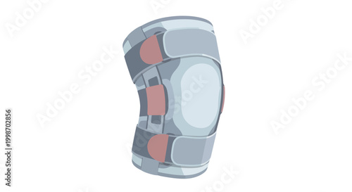 Knee Brace for Support and Injury Recovery.