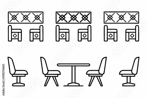 Mid-Century Modern Dining Set