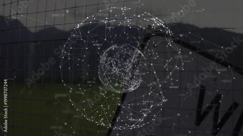 First white node cluster appearing, forming core and shell, expanding, centering over pitch mapping