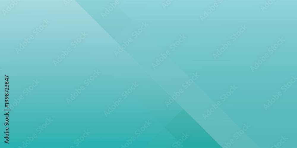 Obraz premium Teal abstract background with geometric diamond shapes and soft gradient layers modern illustration