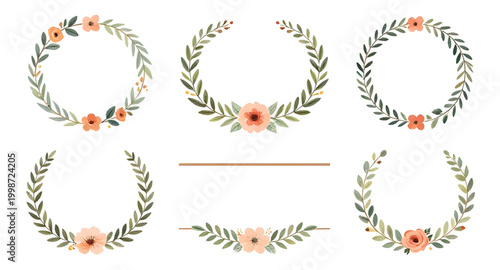 watercolor floral wreath, pink rose frame, botanical circle design, romantic flower wreath, delicate rose illustration, wedding invitation wreath, elegant floral border, hand painted flower frame, gre