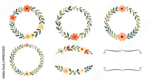 watercolor floral wreath, pink rose frame, botanical circle design, romantic flower wreath, delicate rose illustration, wedding invitation wreath, elegant floral border, hand painted flower frame, gre