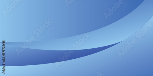 Blue abstract background with dynamic wavy shapes and smooth gradient layers eps10