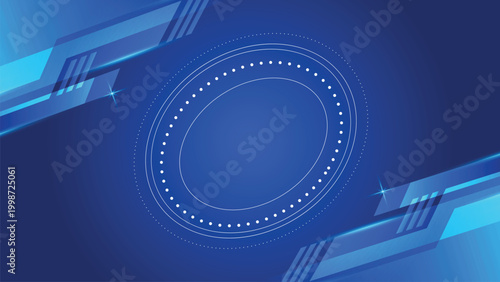 Abstract blue background poster with dynamic. technology network for business, corporate, banner.