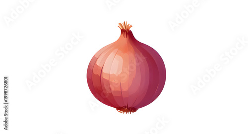 red onion illustration, whole onion vegetable, botanical food artwork, fresh kitchen ingredient, organic onion graphic, culinary design asset, healthy vegetable illustration, farm fresh onion, cooking