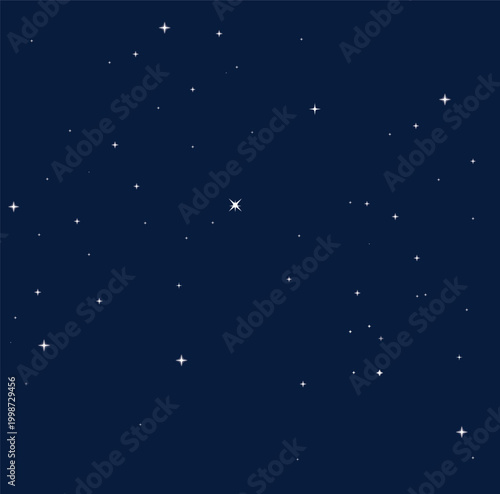 night star sky isolated icon design, vector illustration  graphic 