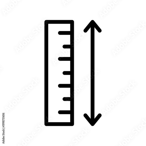 Scalability and Growth Line Icon for Business Expansion, Performance Optimization, Data Scaling, System Efficiency and Cloud Growth Concept Outline Vector Illustration