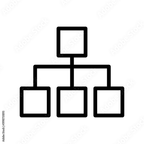 Scalability and Growth Line Icon for Business Expansion, Performance Optimization, Data Scaling, System Efficiency and Cloud Growth Concept Outline Vector Illustration