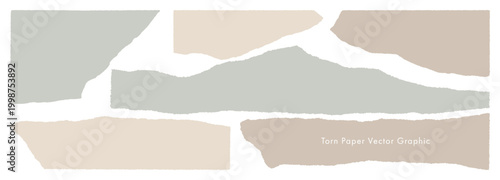 破れた紙のベクター・グラフィック素材