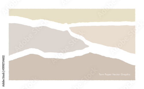 破れた紙のベクター・グラフィック素材