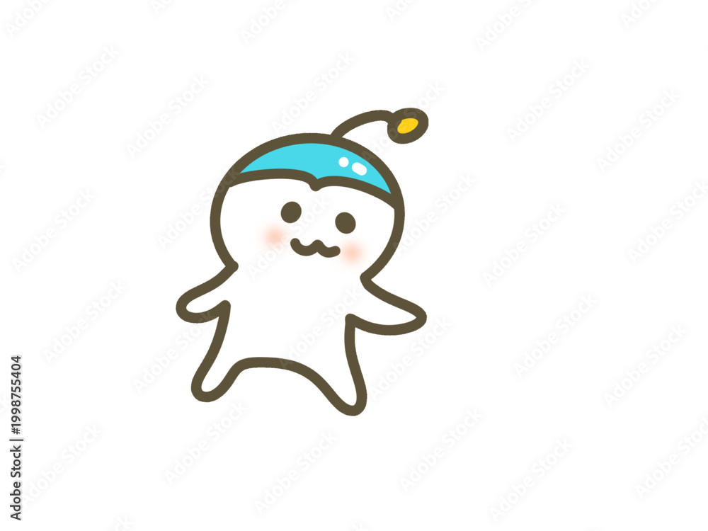 Obraz premium かわいいロボットキャラ