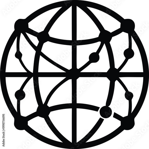 Stylized Global Connectivity MeshStylized Global Connectivity Mesh