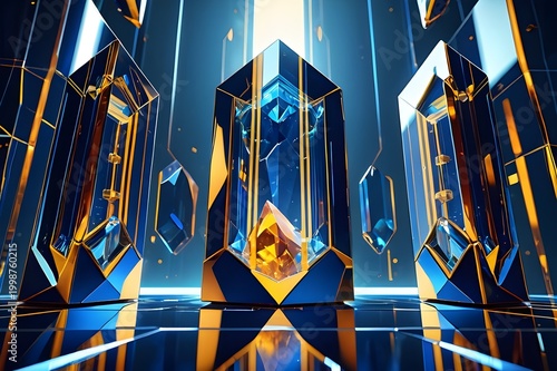 Futuristic Audio Signal Wave Background