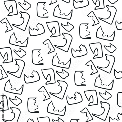 Abstraction or bitten pieces