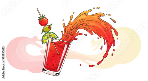 Bloody Mary Cocktail Splash