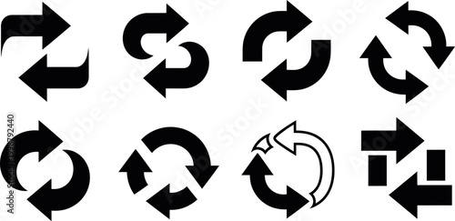 recycling symbol arrows with dollar sign and currency icons flat design vector illustration
