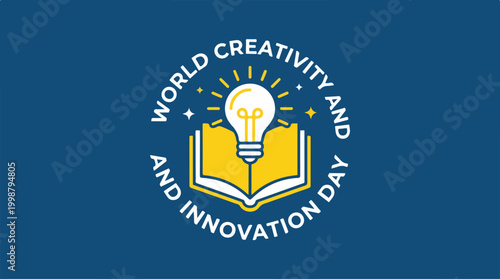 World Creativity and Innovation Day Emblem Design.