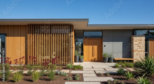Modern Architectural Design of a Contemporary Residential Home.