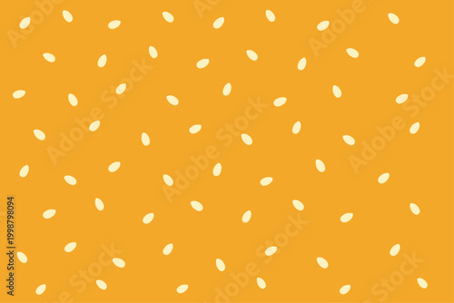 Sesame seed bun pattern background