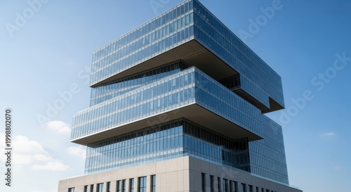 Modern Architectural Marvel - A Contemporary Office Building.