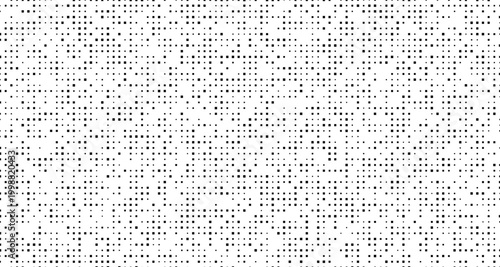 Black dots scattered on a white background pattern