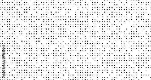Black dots scattered on a white background pattern