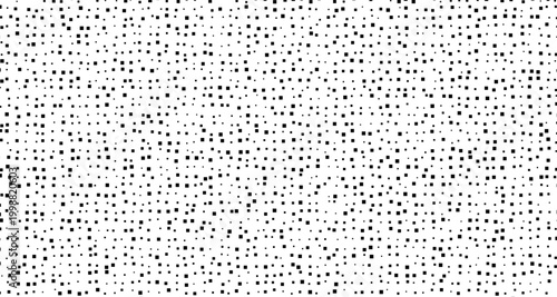 Black dots scattered on white background texture