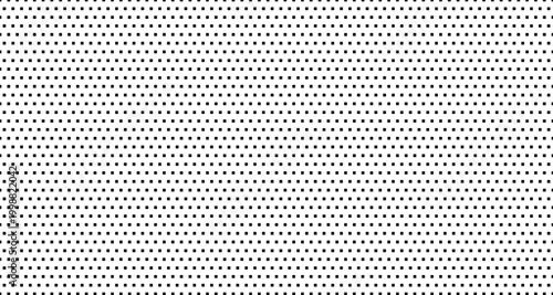 Seamless black square dot pattern dots white