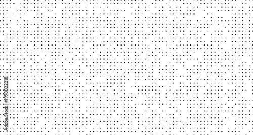 White background, with scattered black square